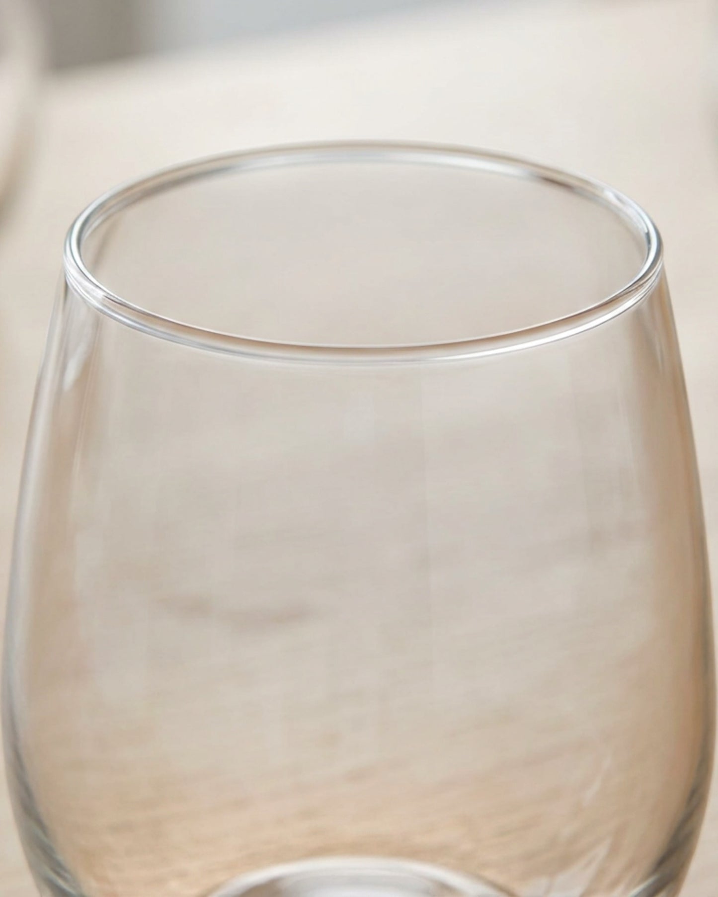Skvhf Clear Stemless Red Wine Glass Set 4 15 oz