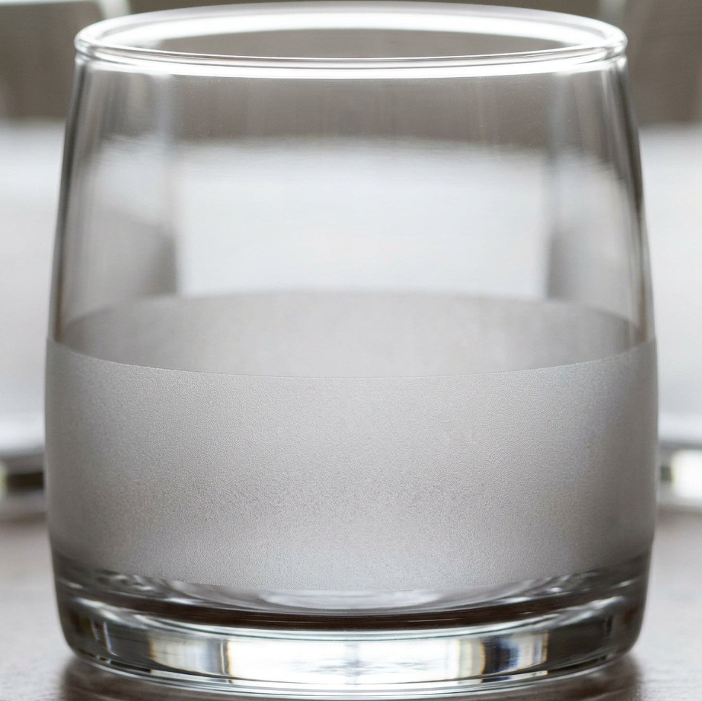 Skvhf Frostband Stemless Wine Glasses 16 oz Clear Set of 2 - Detail view