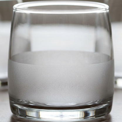 Skvhf Frostband Stemless Wine Glasses 16 oz Clear Set of 2 - Detail view