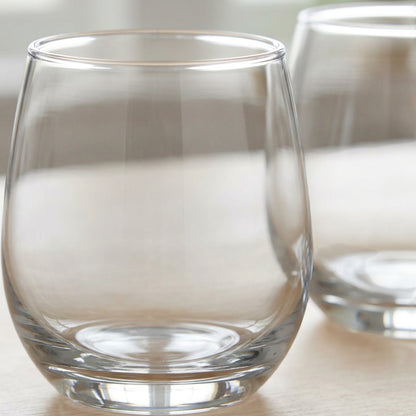 Skvhf Haloform Stemless Wine Glasses 15 oz Clear Set of 2 - Detail view