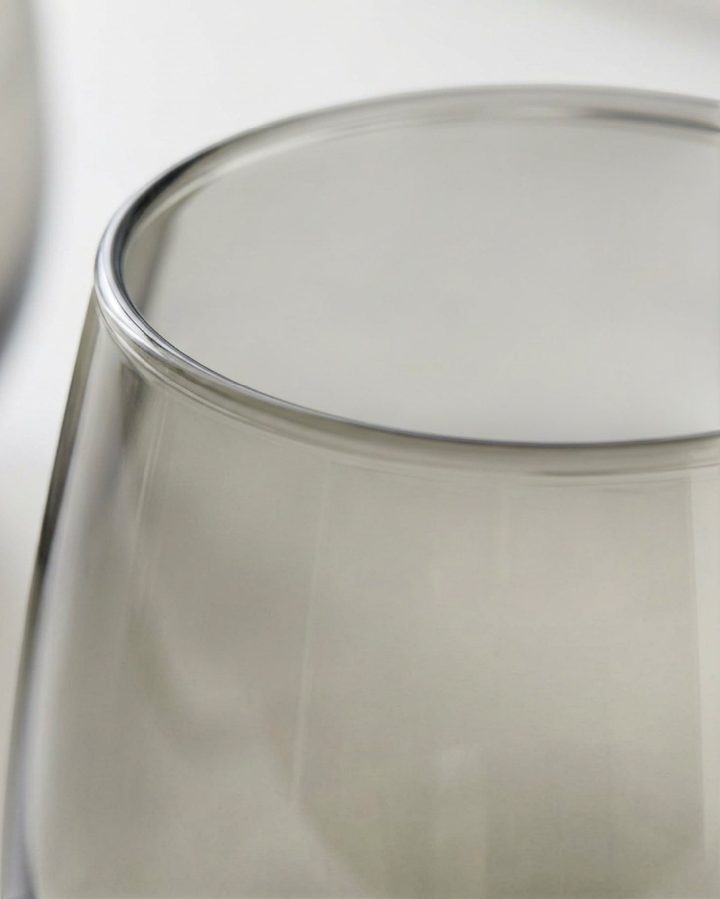 Skvhf Smoke Gray Stemless Wine Glass Pair 16 oz