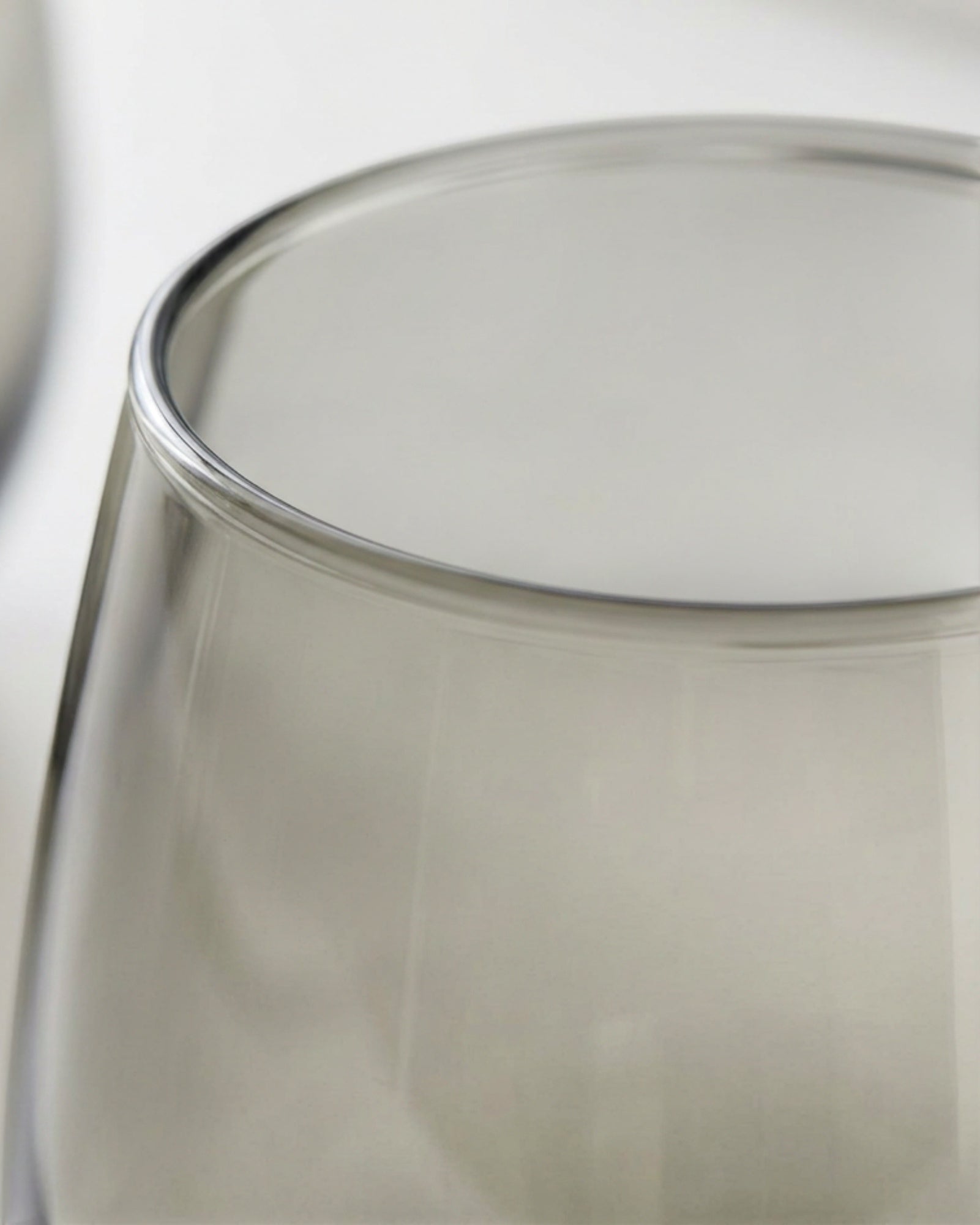 Skvhf Smoke Gray Stemless Wine Glass Pair 16 oz